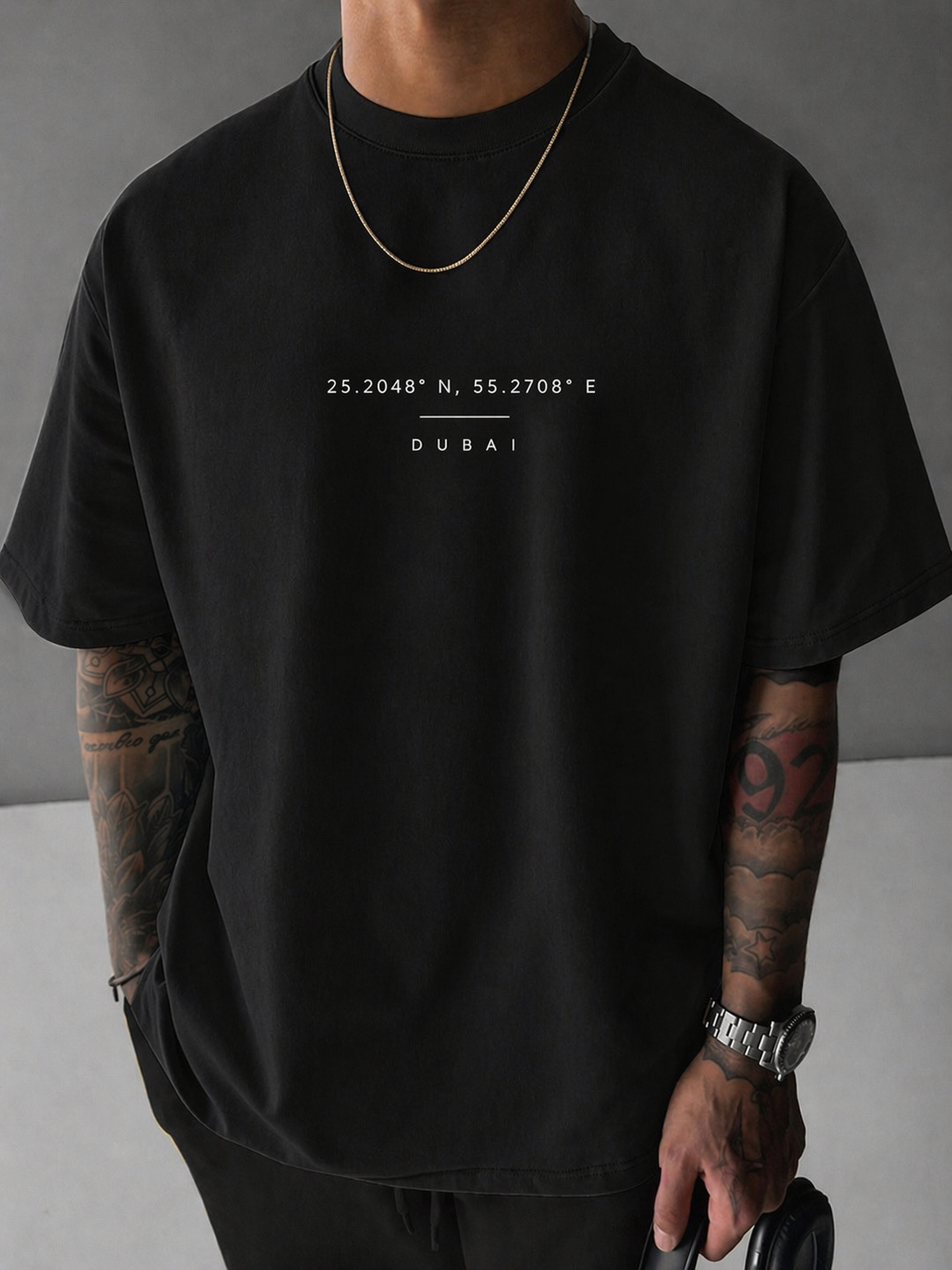Coordinates Tee-Dubai Edition Male