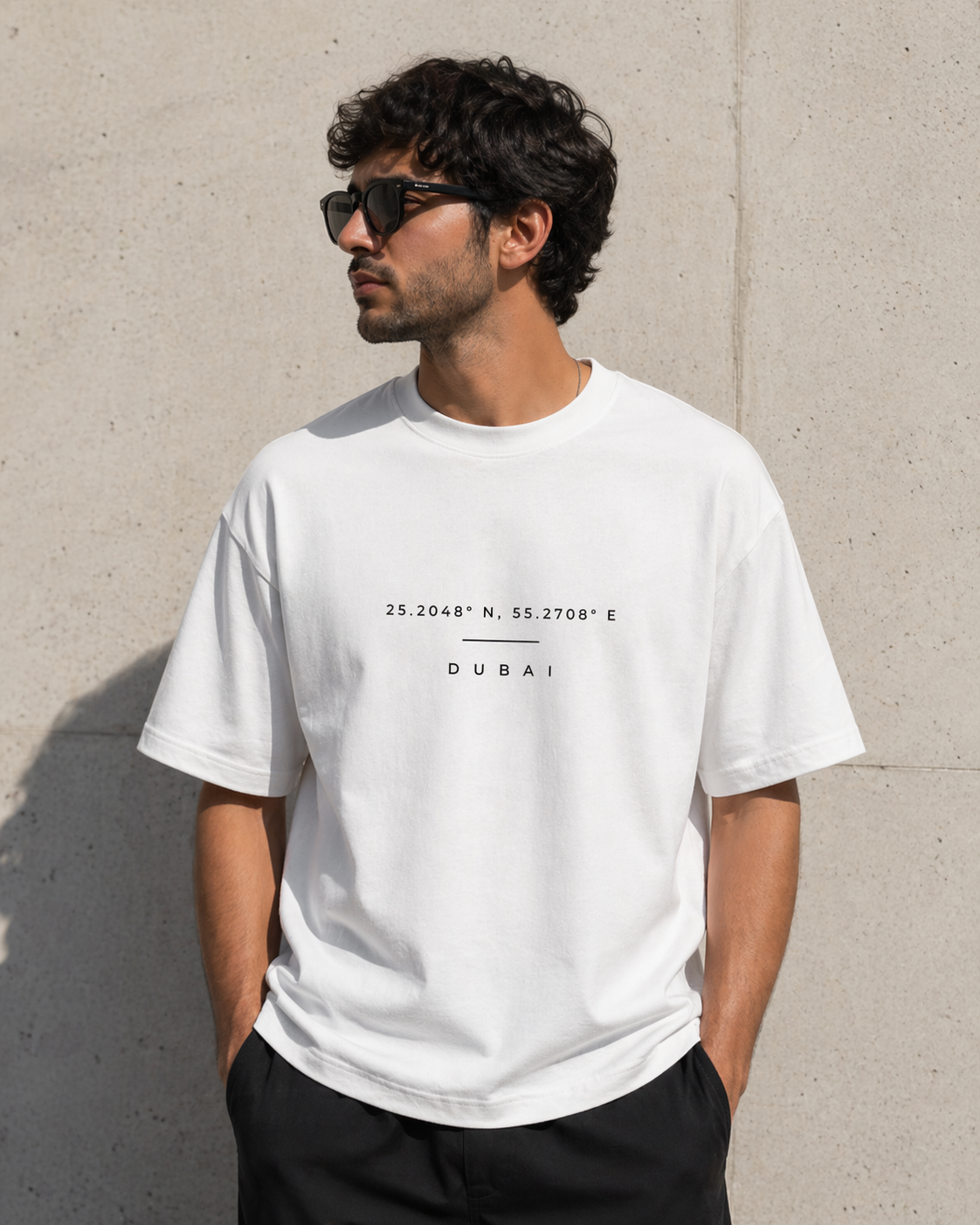 Coordinates Tee-Dubai Edition Male